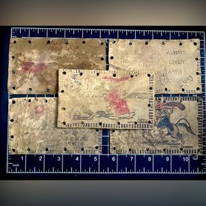 Antique Leather Postcards | Early 1900s